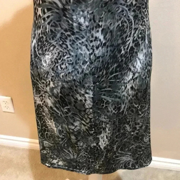 Boston Proper Ultra Sexy Jersey Drape Neck Sheath Dress Cinched Waist-S - Picture 8 of 8